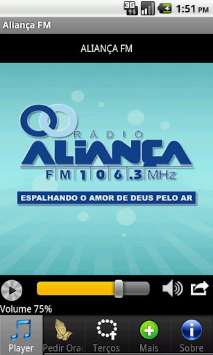Android application Rádio Aliança FM screenshort
