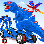 Cover Image of Baixar Jogo de carro robô Dino Transform  APK