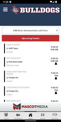 Plainview Bulldogs Athletics Screen 2