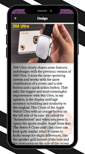 Z68 Ultra smart watch Guide