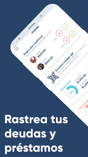 Captura de pantalla de Asistente: deudas y préstamos