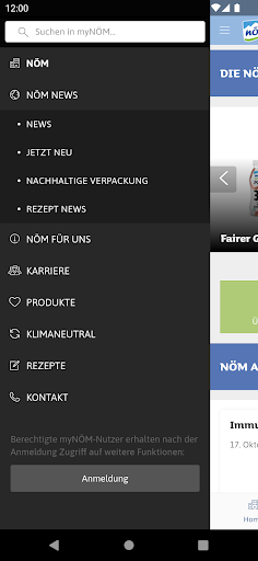 myNÖM Screen 2