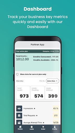 Android application Techjockey Partner App screenshort