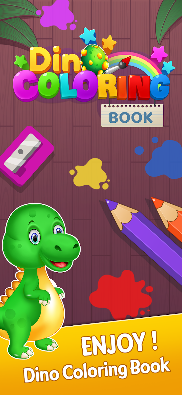 Dino Coloring & Drawing Book MOD
