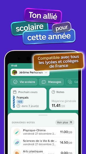 Aperçu de l'application