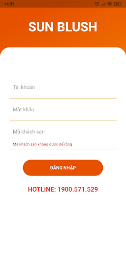 Android application Sun Blush screenshort