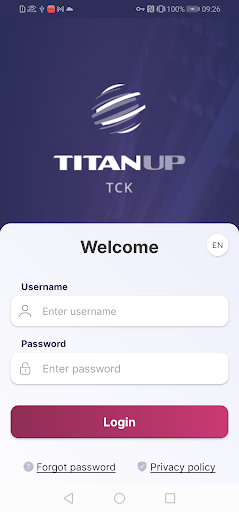 Android application TitanUP - Serbia screenshort