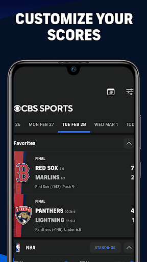 CBS Sports App: Scores & News screenshot