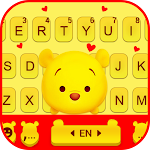 Cover Image of Download Yellow Bear Keyboard Theme  APK