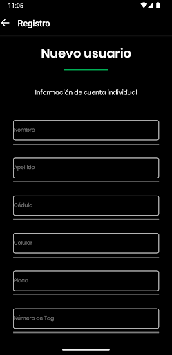 Android application Paso Rápido screenshort