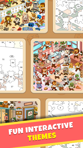 Sticker by Number - Color Book 5