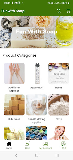 Android application Fun With Soap screenshort