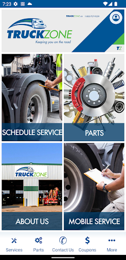 Android application Truck Zone screenshort