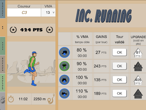 Inc. Running Screen 3
