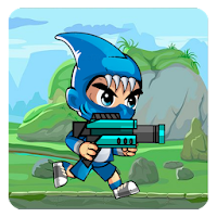 Boy Shark Shooter and Run