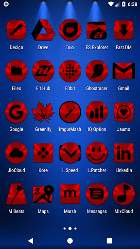 Red and Black Icon Pack Screen 3
