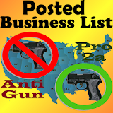 Posted! - List Pro & Anti Gun Carry Locations icon