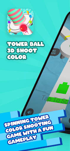 Android application Tower Ball 3D - Shoot Color screenshort