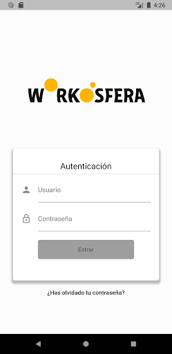 Android application Workósfera screenshort