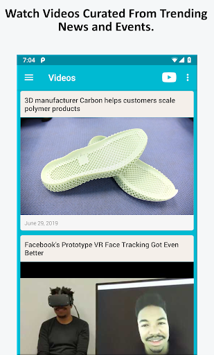 Technology News Screen 3