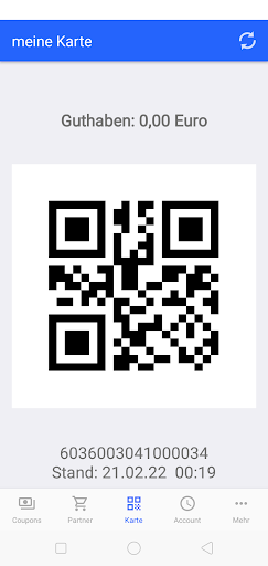 Android application HeinsbergCard-App screenshort