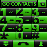 THEME GO CONTACTS CHESS GREEN icon