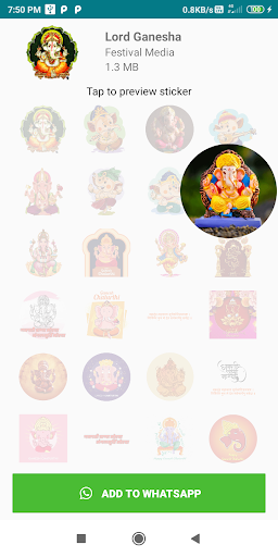 Festival Stickers Screen 3
