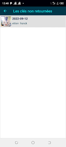 Admin - Gestion des clés