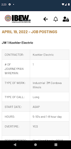 IBEW 145 Screenshot 2 - AppWisp.com