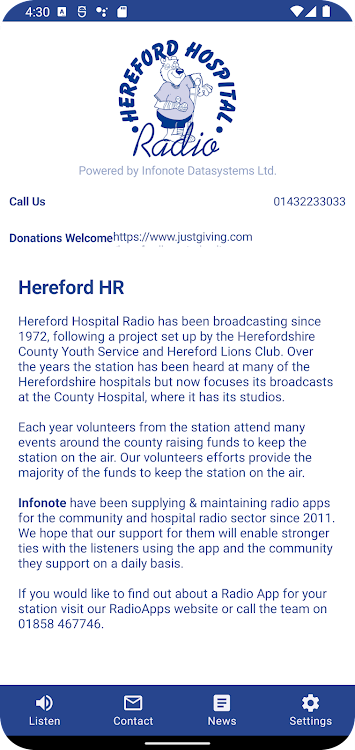Hereford Hospital Radio - 2.69 - (Android)