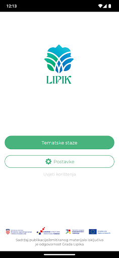 Android application Visit Lipik screenshort