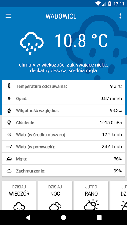 Meteo ICM — weather forecast - 2.1.3 - (Android)