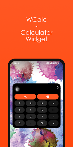 Android application WCalc - Calculator Widget screenshort