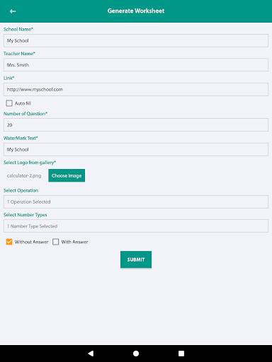 Math Tests Questions Quiz