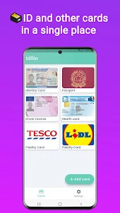 Idilio - identity card wallet