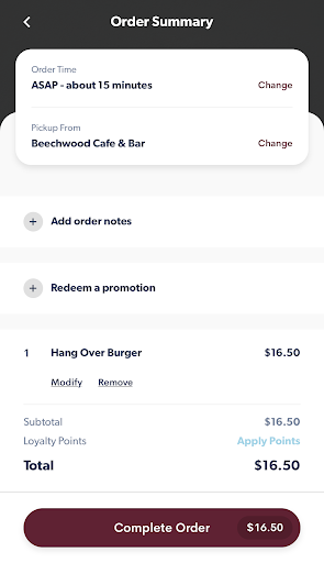 Beechwood Cafe and Bar Screen 3