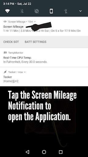Screen Mileage SOT