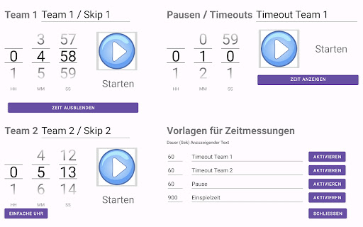 Android application ScoreboardControl screenshort