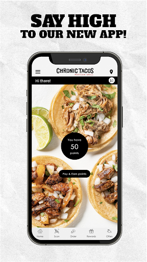 Android application Chronic Tacos USA screenshort