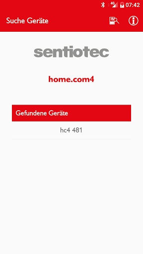 Android application Sentio by Harvia home.com4 screenshort