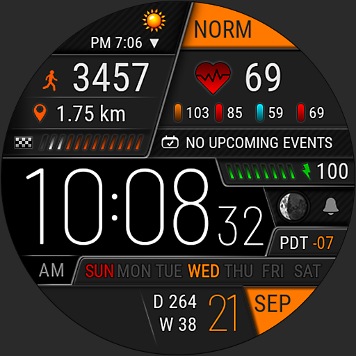 Futorum H3 Digital watch face