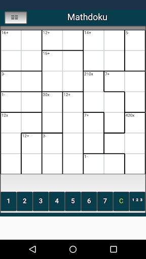 Mathdoku Screen 2
