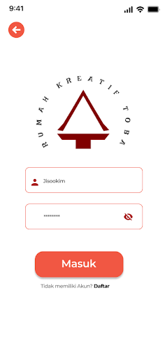 Android application Rumah Kreatif Toba screenshort