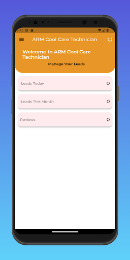 ARM Cool Care Technician Screen 2