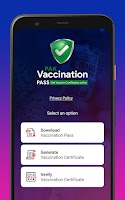 screenshot of PAK Covid-19 Vaccination Pass