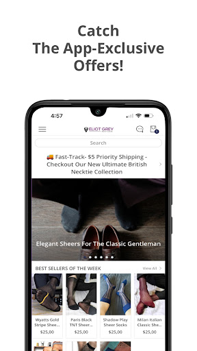 Android application Eliot Grey screenshort