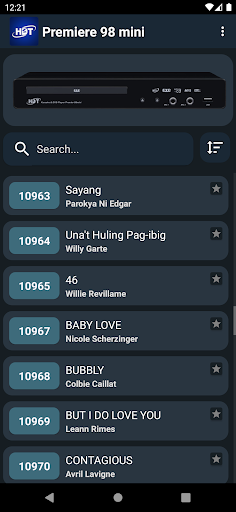HDT Digital Songbook Screen 3