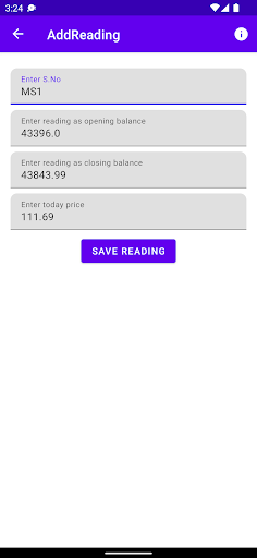 FuelPump Ledger Screen 2