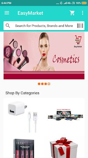 Android application EasyMarket screenshort