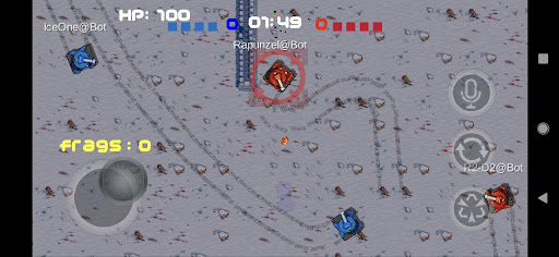battle of tanks 2D Screen 2
